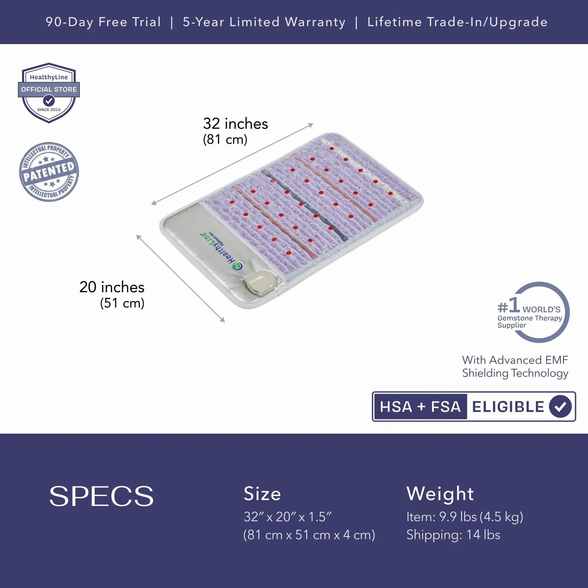 
                  
                    Platinum Mat with PEMF by HealthyLine
                  
                