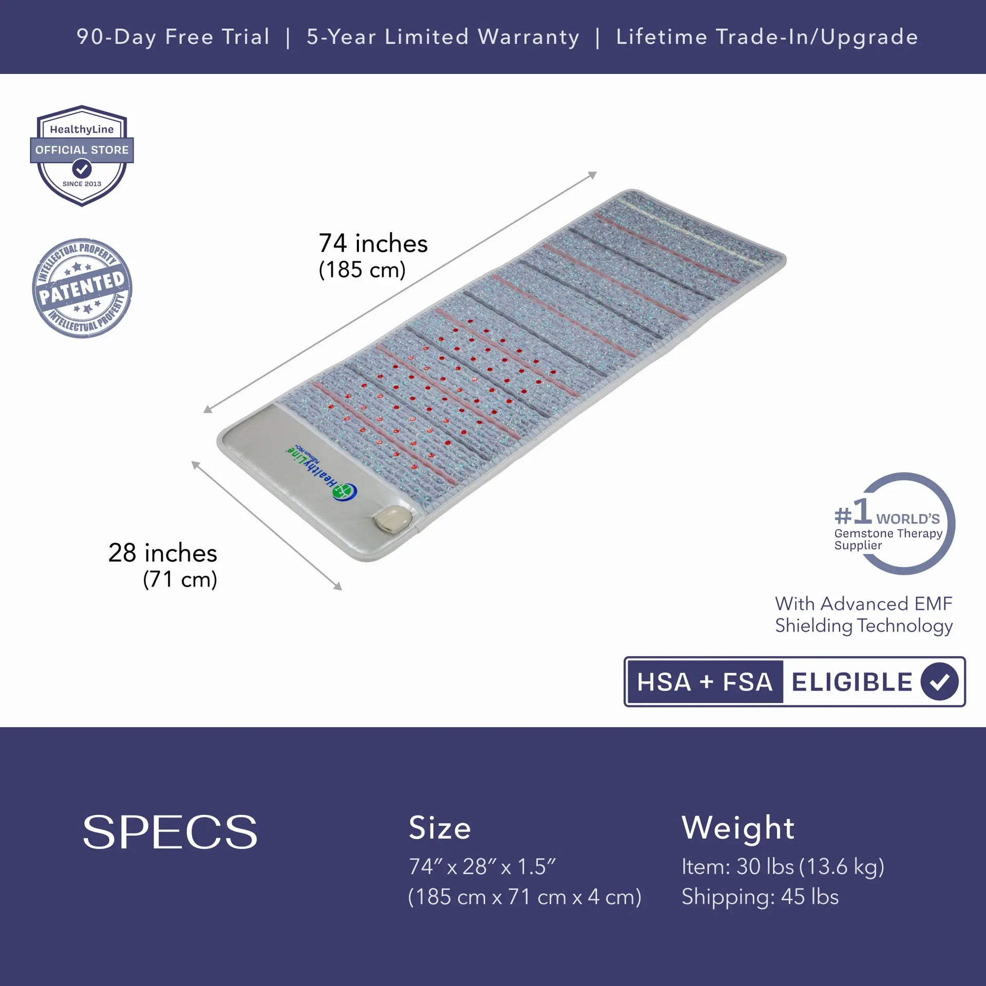 
                  
                    Platinum Mat with PEMF by HealthyLine
                  
                