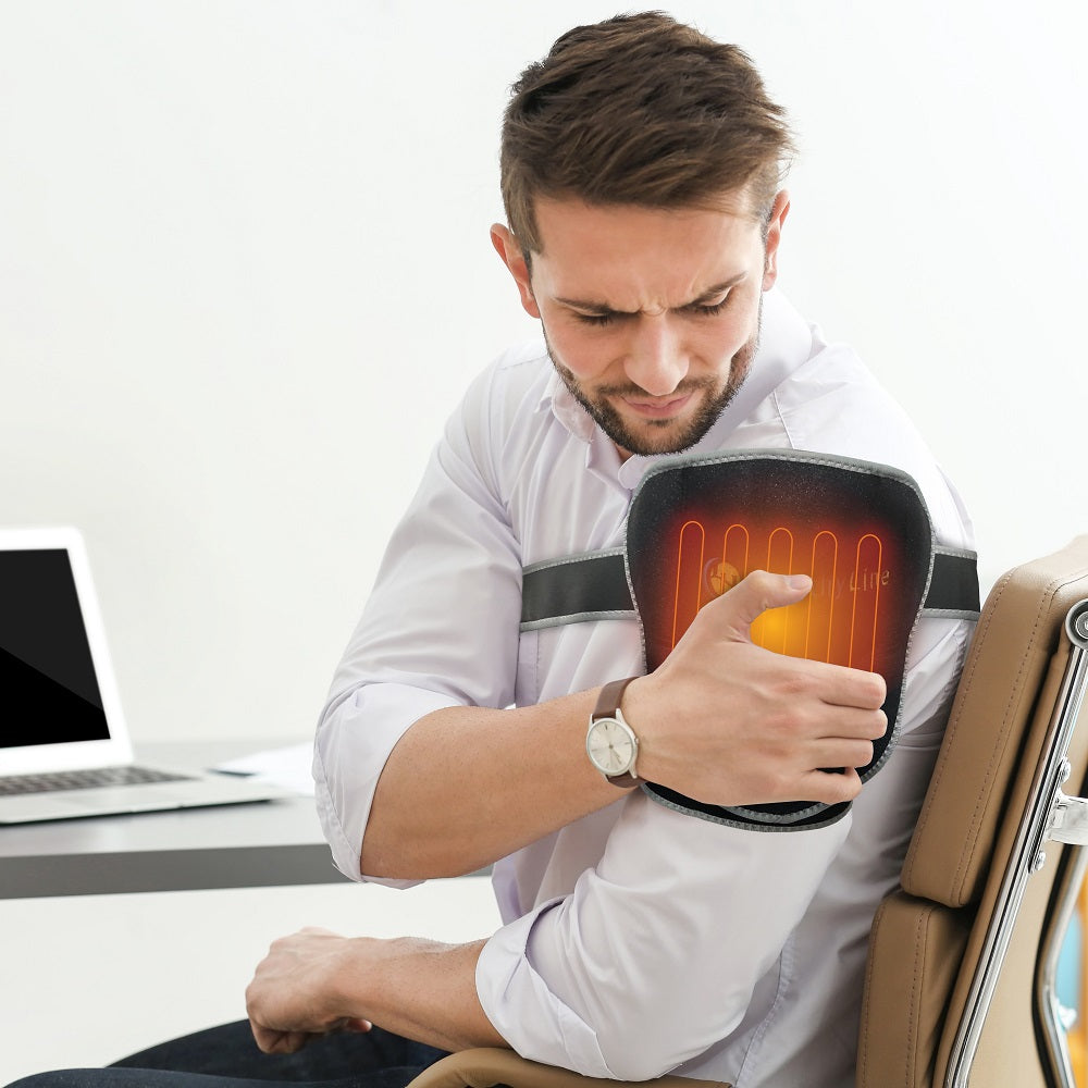 
                  
                    Portable Heated Gemstone Pad Shoulder Model  by HealthyLine 
                  
                