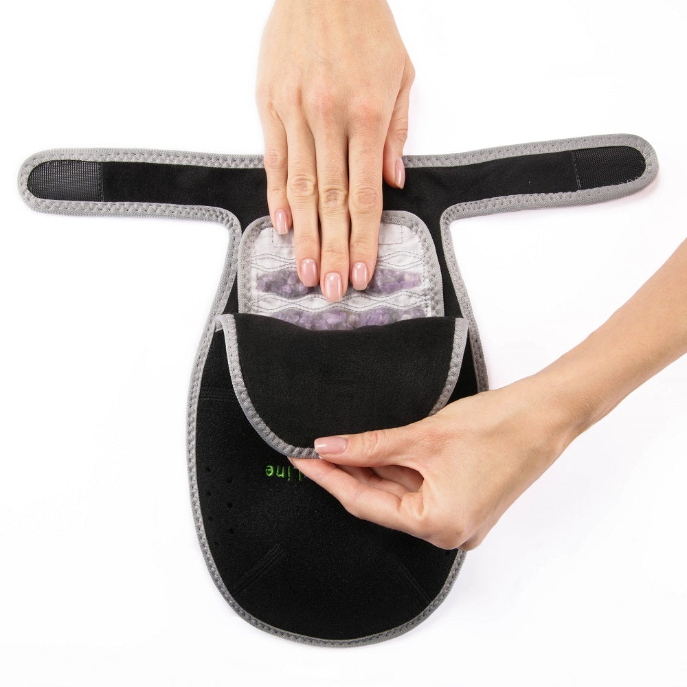
                  
                    Portable Heated Gemstone Pad Hand Model  by HealthyLine 
                  
                
