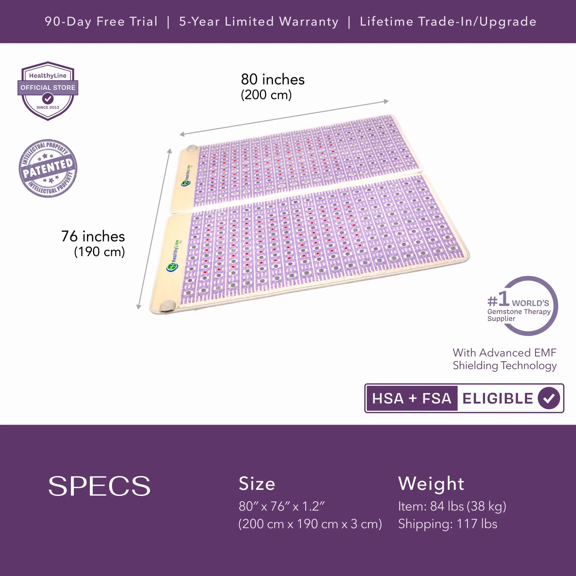 
                  
                    King Size Split Mats by HealthyLine
                  
                