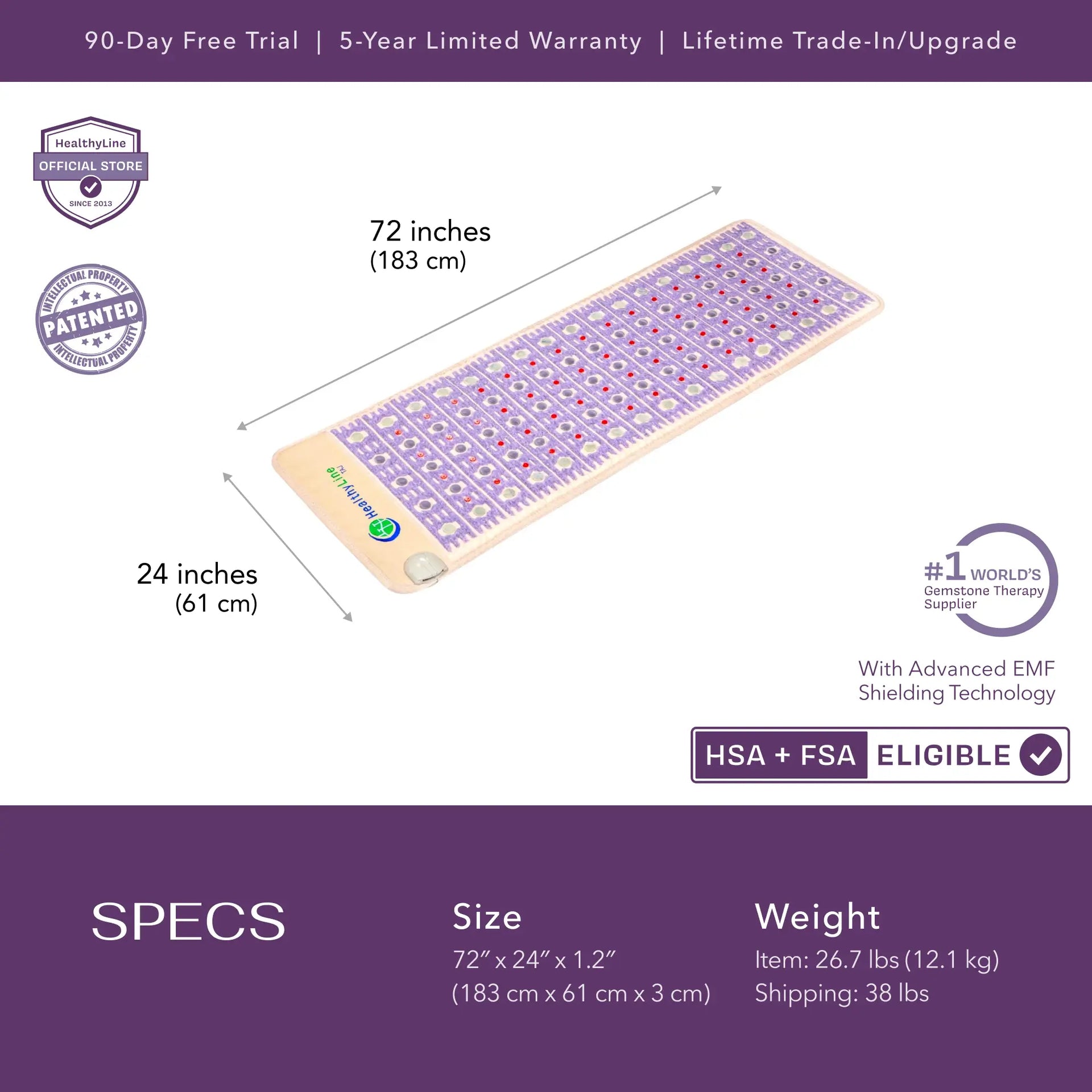 
                  
                    TAJ Mat with PEMF by HealthyLine
                  
                