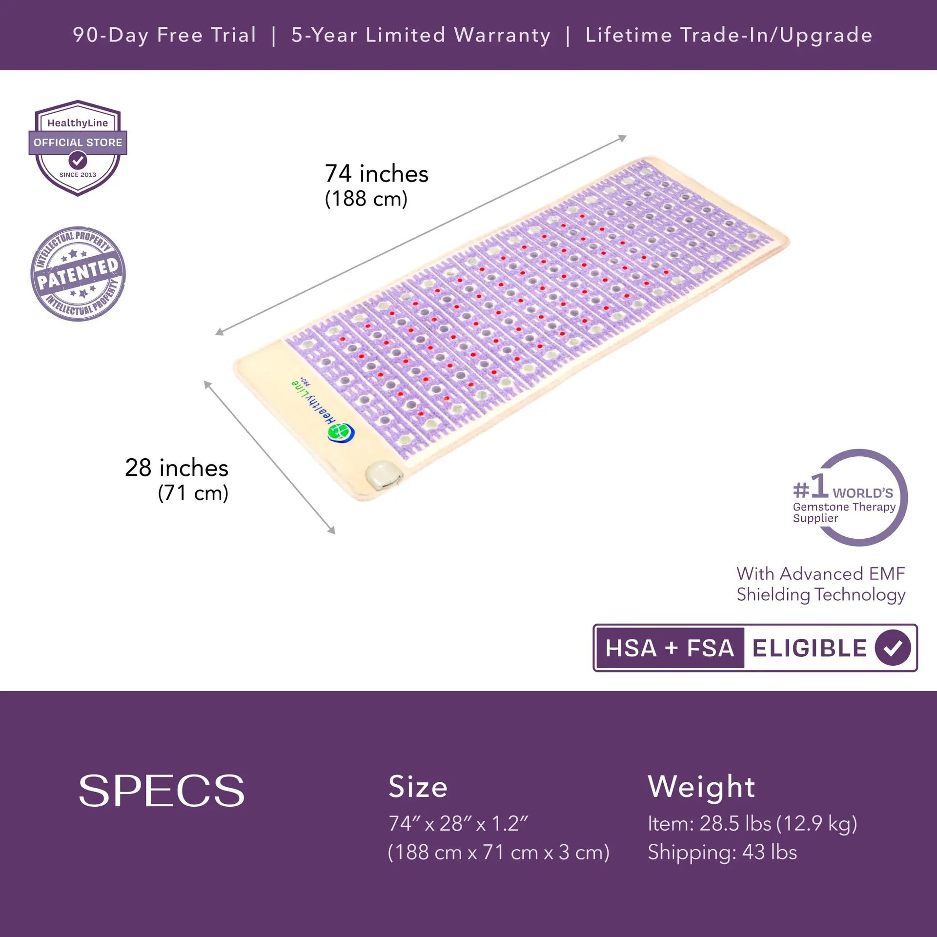 
                  
                    TAJ Mat with PEMF by HealthyLine
                  
                